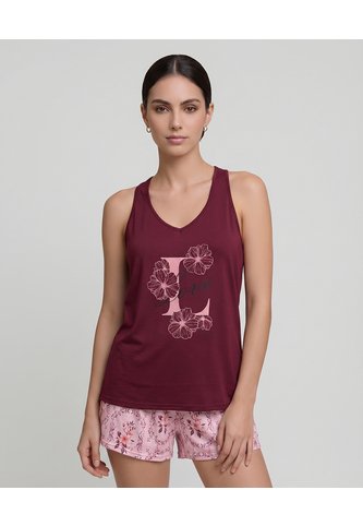 Pijama De Short | Camisilla Cuello En V St Even