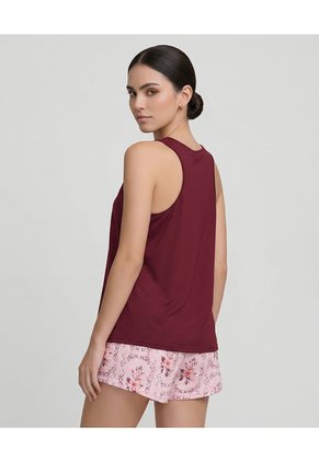 Pijama De Short | Camisilla Cuello En V