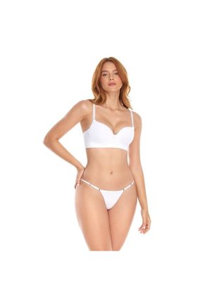 Brasilera Semidescaderado Ajuste Graduable Elástico Plano Blanco ST Even 44971