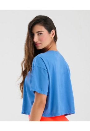 Camiseta Silueta Holgada Suave Y Ligera Azul ST Even 99757