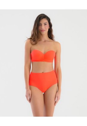 Panty De Baño Semidescaderado Corte Anatómico Naranja Electrico ST Even 99672