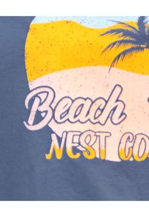 Camiseta Silueta Holgada Suave Y Ligera Azul ST Even 99757