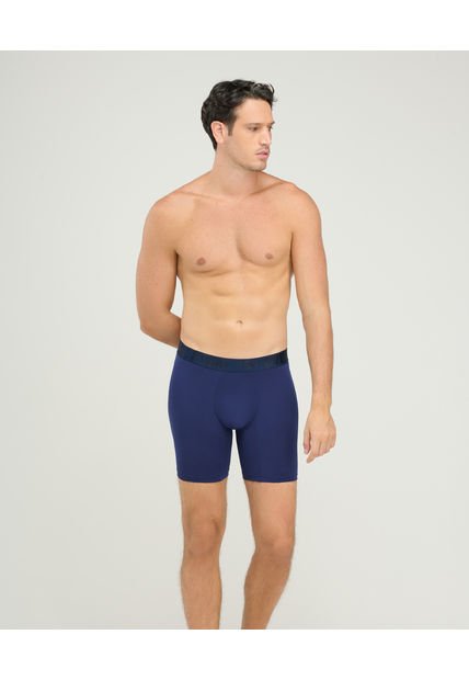 Boxer Largo Paquete X3 Azul Oscuro ST Even 28449