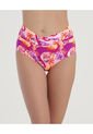 Panty De Baño Tipo Cachetero Tiro Alto Estamp Naranja Neon ST Even 99624 de St Even