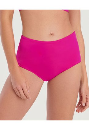 Panty De Baño Tiro Alto Con Control De Abdomen Fucsia ST Even 99632