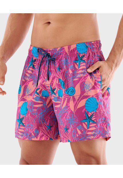 Pantaloneta De Baño Semi Ajustada Cintura Elástica Estampado ST Even 28426
