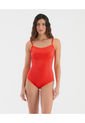Vestido De Baño Entero Con Copas Fijas Control Suave De Abdomen Naranja Ibis ST Even 99795 de St Even