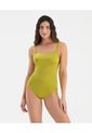 Vestido De Baño Entero Con Copas Fijas Control Suave De Abdomen Verde Pistacho ST Even 99795 de St Even