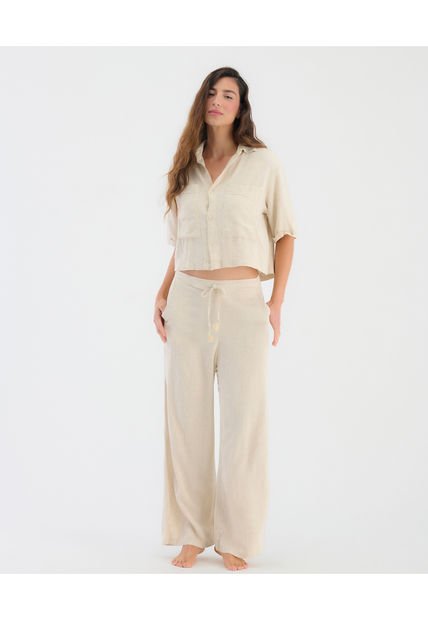 Pantalón Con Bolsillos Ideal Para El Verano Natural ST Even 99787