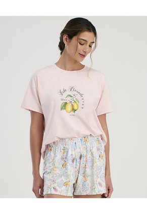 Pijama De Short Manga Corta Estam Mediterraneo ST Even 18654