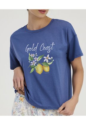 Pijama De Pantalón Manga Corta Estam Mediterraneo ST Even 18658