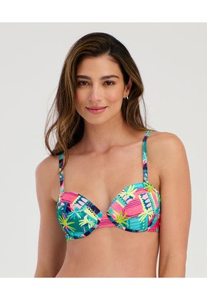 Brasier De Baño Copas De Realce Desvanecido Cargaderas Graduables Est Palmeras ST Even 99570