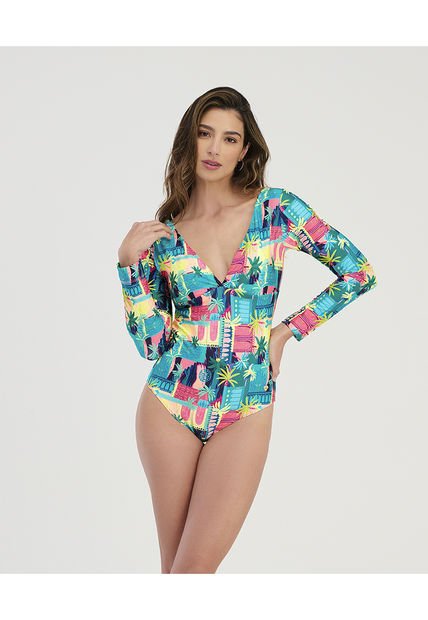 Vestido De Baño Entero Est Palmeras ST Even 99613