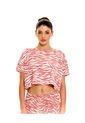 Camiseta De Pijama Cuello Redondo Silueta Suelta Rosado ST Even 17643 de St Even