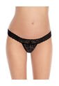 Brasilera Semidescaderada Elástico Plano En Encaje Negro ST Even 46151 de St Even