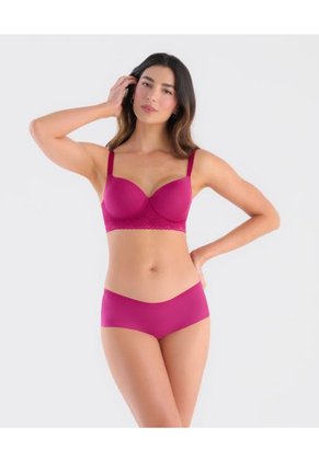 Brasier Realce Desvanecido Copa Lisa Con Varilla Fucsia ST Even 49290