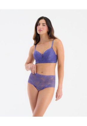 Cachetero Semidescaderado Con Encajes Delicados Iris Bloom ST Even 49084