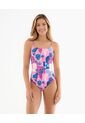 Vestido De Baño Entero Doble Paz Tiras Ajustables Estampado St Even 99575 de St Even