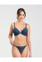 Brasier Realce Medio Abrochadura Frontal Azul Noche St Even 49580 de St Even
