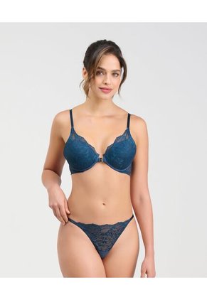 Brasier Realce Medio Abrochadura Frontal Azul Noche St Even 49580