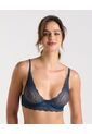 Bralette Silueta Triangular Arco Interno Azul Noche St Even 49606 de St Even