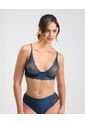 Bralette Silueta Triangular Arco Interno Azul Noche St Even 49606 de St Even