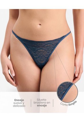 Brasilera En Encaje Azul Noche St Even 49551