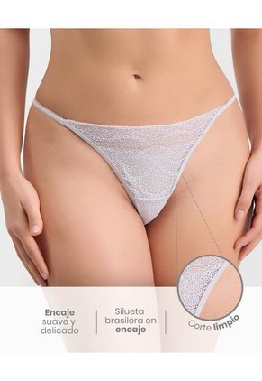Brasilera En Encaje Gris St Even 49551