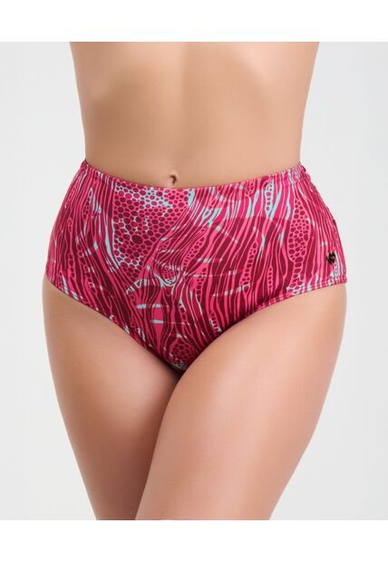Panty De Baño Cintura Alta Control De Abdomen Estampado St Even  99902