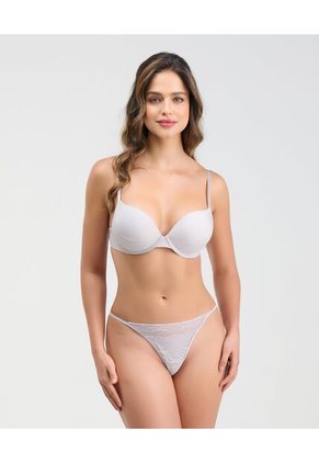 Brasilera En Encaje Gris St Even 49551