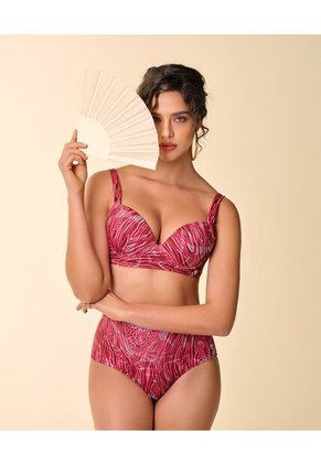 Brasier De Baño Con Copas Realce Medio Estampado St Even 99900