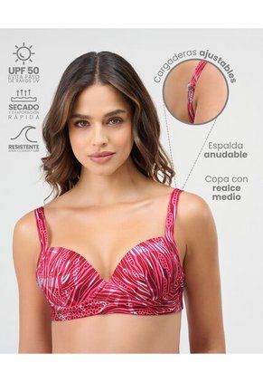 Brasier De Baño Con Copas Realce Medio Estampado St Even 99900