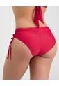 Panty De Baño Tiro Alto Recogido Lateral Rojo St Even  99942 de St Even