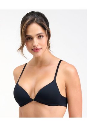 Brasier Realce Natural Abrochadura Frontal Negro St Even 49590