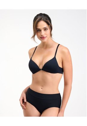 Brasier Realce Natural Abrochadura Frontal Negro St Even 49590