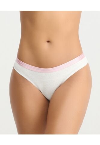 Brasilera Semidescaderada Con Elastico En Cintura Marfil St Even 49671 St Even
