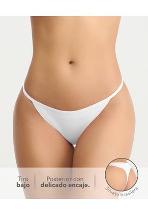 Brasilera Tiro Bajo Con Elastico Corte Limpio Blanco St Even 49701