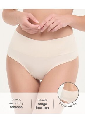 Panty Seamless Silueta Tanga Brasilera Natural St Even 49711