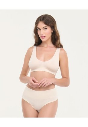 Panty Seamless Silueta Tanga Brasilera Natural St Even 49711