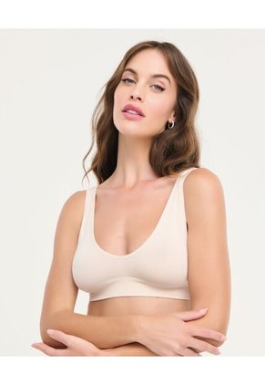 Top Seamless Tiras Anchas Fijas Natural St Even 49726