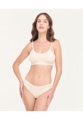 Top Seamless Tiras Fijas Copas Removibles Natural St Even 49736