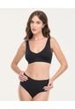 Top Seamless Tiras Anchas Fijas Negro St Even 49726 de St Even