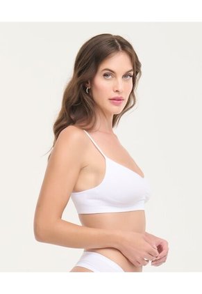 Top Seamless Paquete X2 Escote En V Blanco St Even  49756