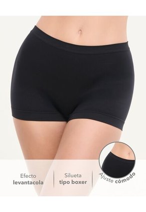 Panty Seamless Paquete X2 Levantacola Negro St Even  49703