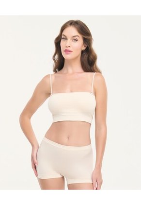 Top Seamless 2 En 1 Copas Removibles Tiras Ajustables Y Removibles Natural St Even 49706