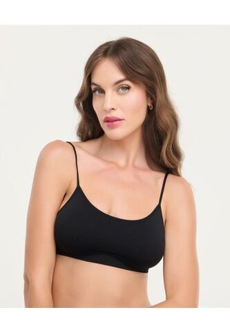 Top Seamless Paquete X2 Tiras Fijas Negro St Even 49746 St Even