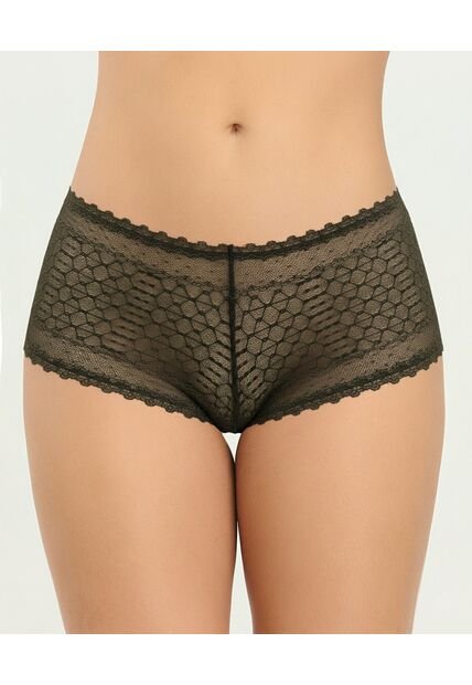 Brasilera Semidescaderada Posterior En Encaje Invisible Verde St Even 48834