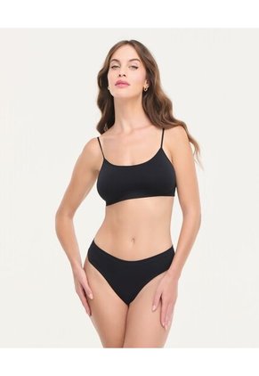 Top Seamless Paquete X2 Tiras Fijas Negro St Even 49746