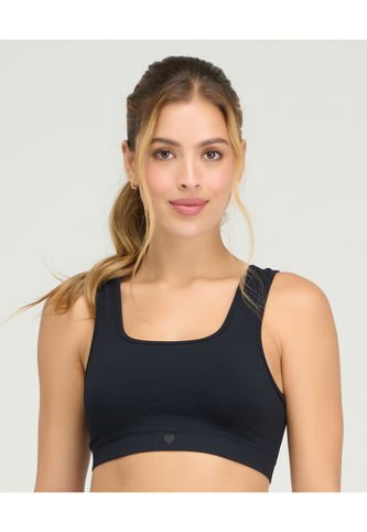 Top Deportivo Sin Costuras Negro ST Even 68416 St Even