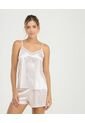 Pijama De Short Blusa De Tiras Ajustables Blanco St Even 18754 de St Even